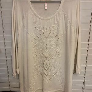 Off White blouse from Target.